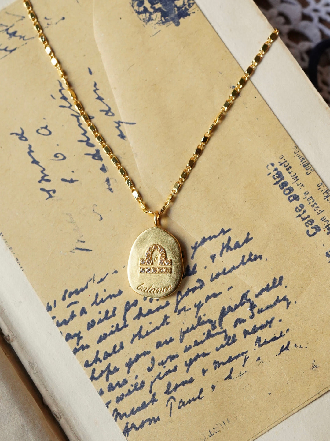 12 Zodiac Dual-Side Necklace-Libra – LittleThing