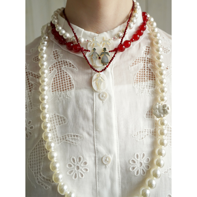 Unlogical Poem Vintage Style Natural Shell Necklace