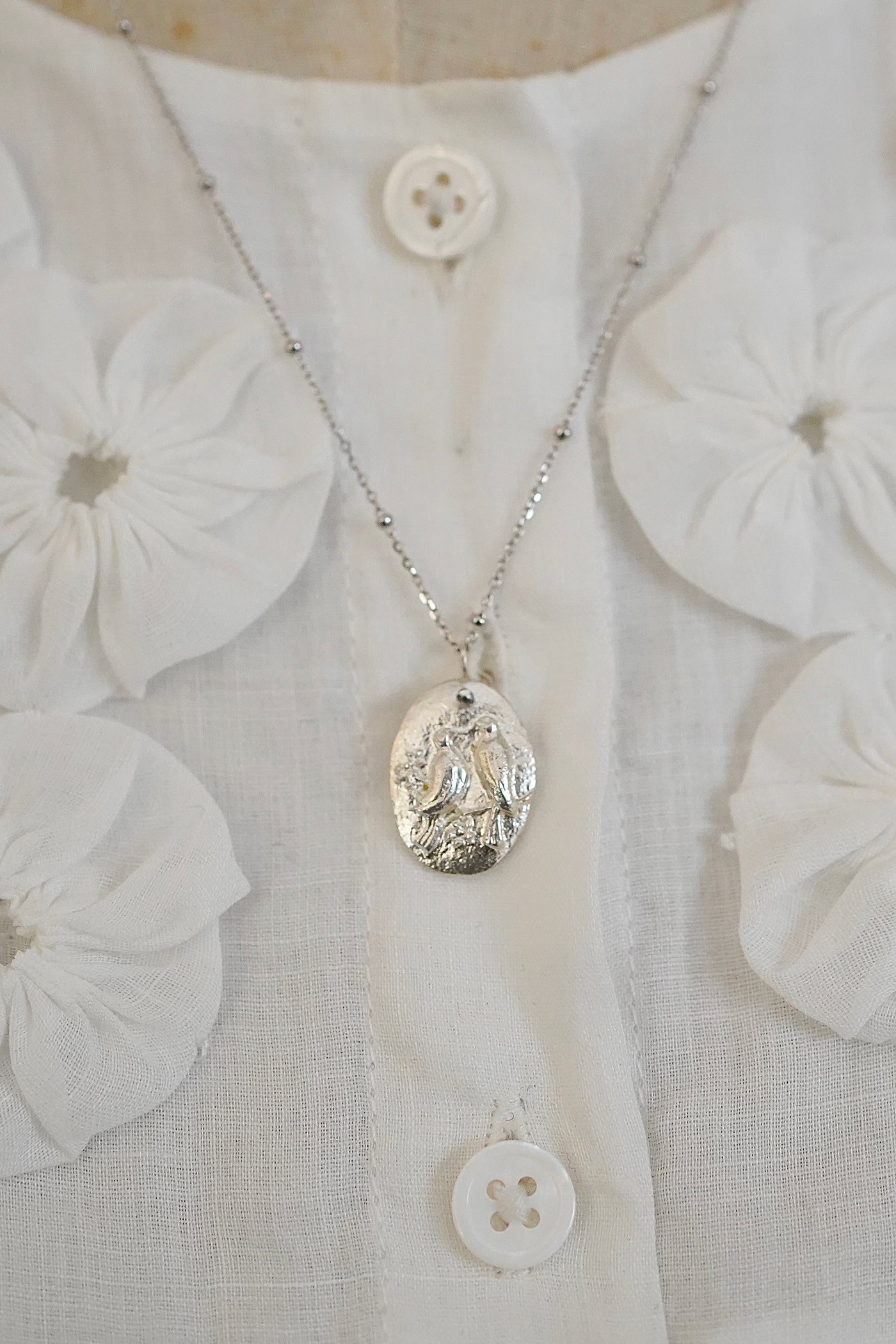 SHIMU Lovebrids 999Silver Necklace – LittleThing