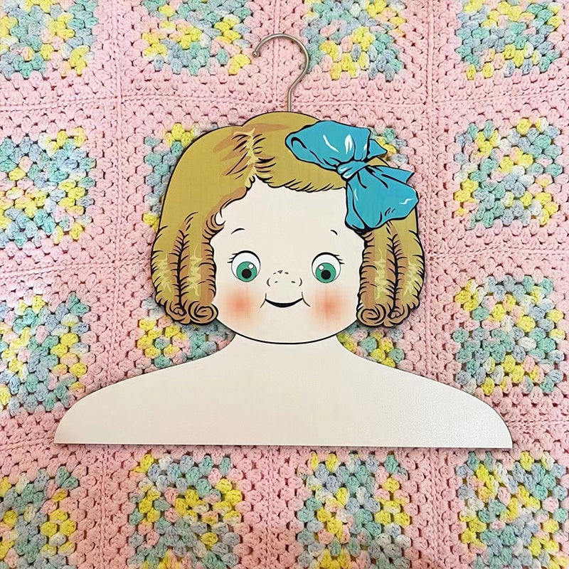 Original Illustrations Doll Coat Hanger