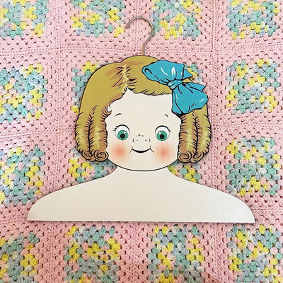 Original Illustrations Doll Coat Hanger