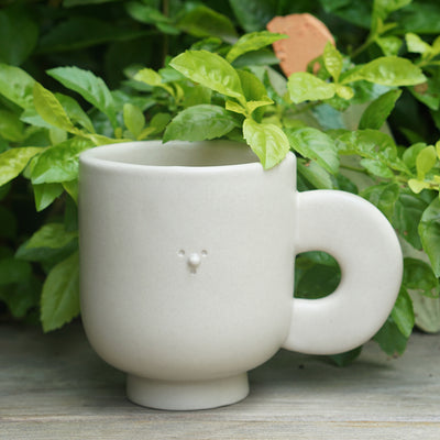 Retro Ceramic Solid Color Mug