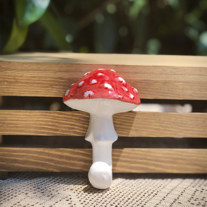 Original Ceramic Funny Mushroom Hook