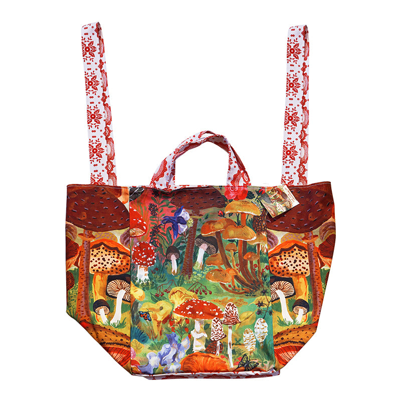 Nathalie Art work Mushroom Tote