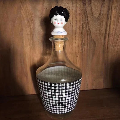 Original Retro Ceramic Wine Stopper - Boy