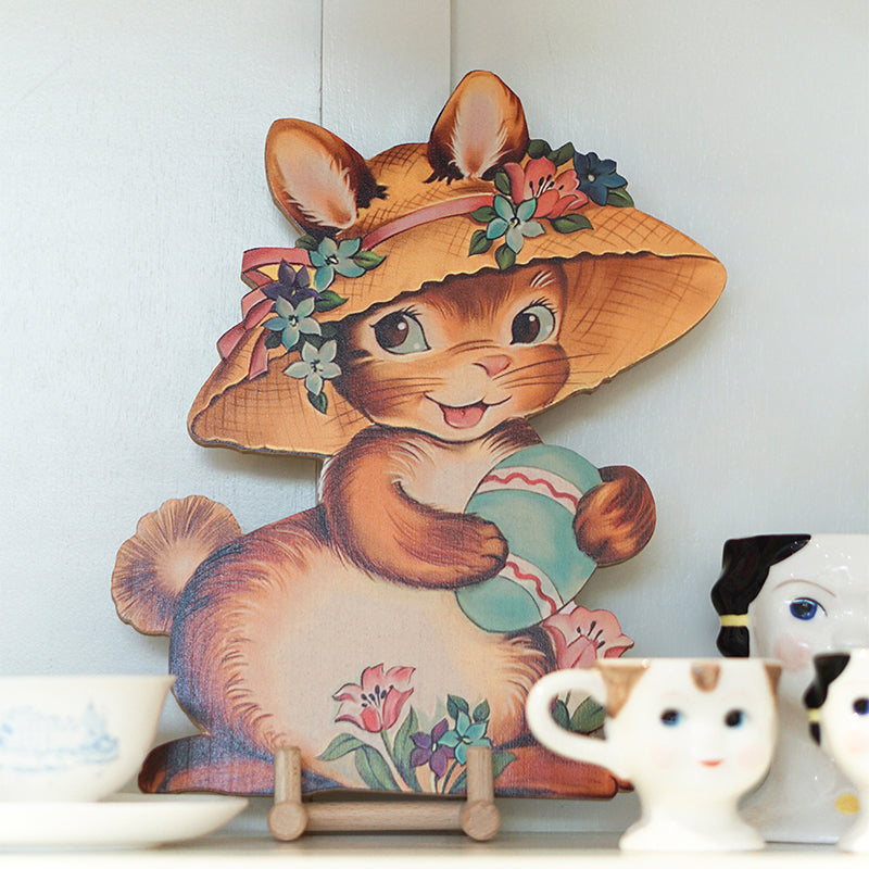 Original Illustrations Handmade Wall Decoration - Showa Rabbit