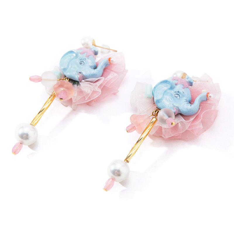 Unlogical Poem X Nathalie Lete Macaron Handmade Ear Studs