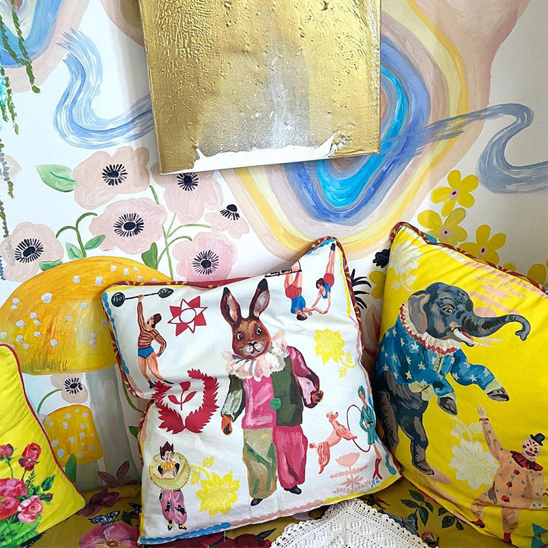 Nathalie Lete Circus Art Pillows