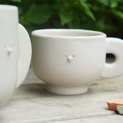 Retro Ceramic Solid Short Mug