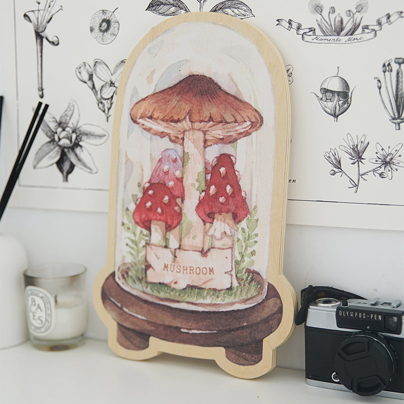 Original Wooden Mushroom Decorative Painting Ornaments