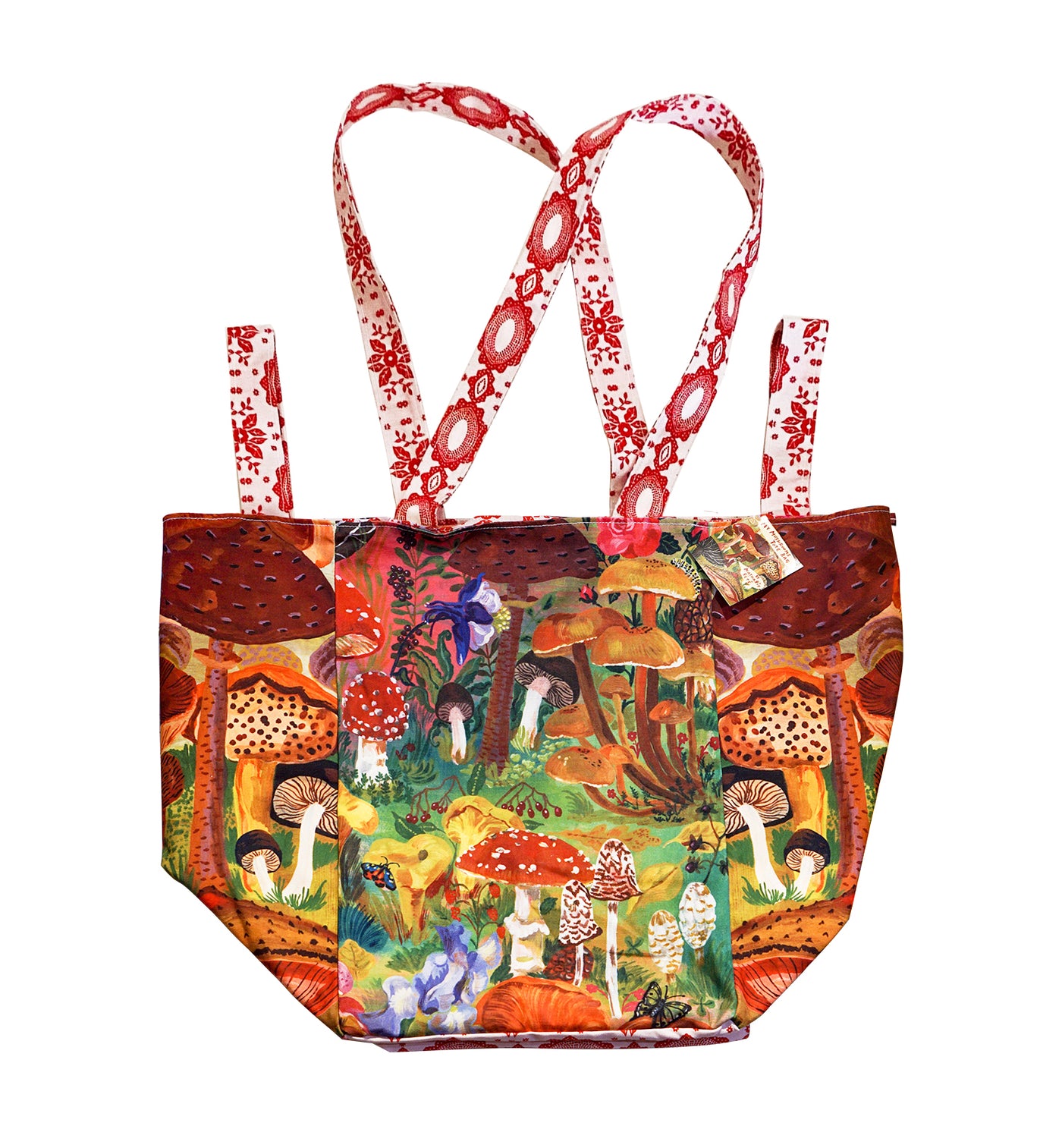 Nathalie Art work Mushroom Tote