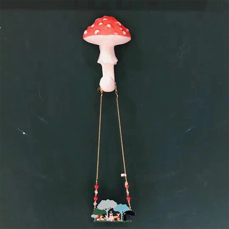 Original Ceramic Funny Mushroom Hook