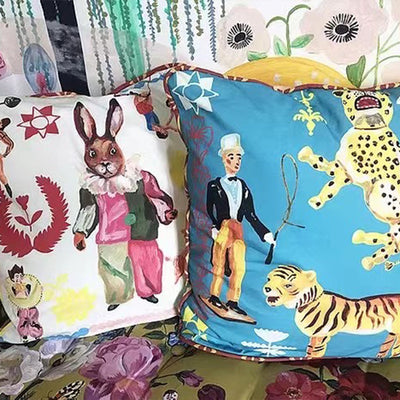 Nathalie Lete Circus Art Pillows