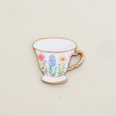 Original Handmade Brooch - Cup