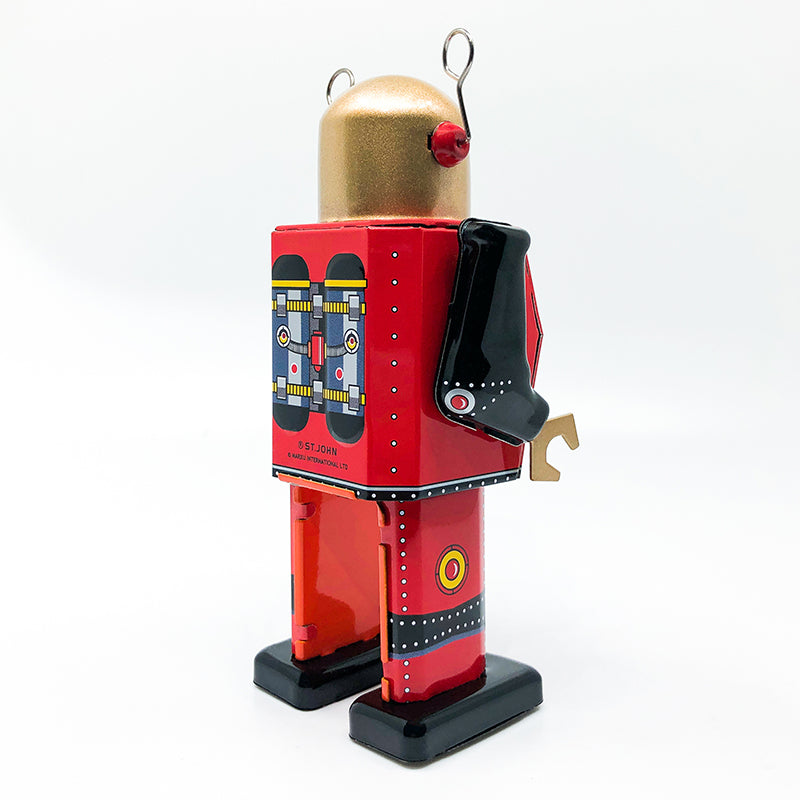 TV Spaceman Collectible Retro Wind up Tin Toy