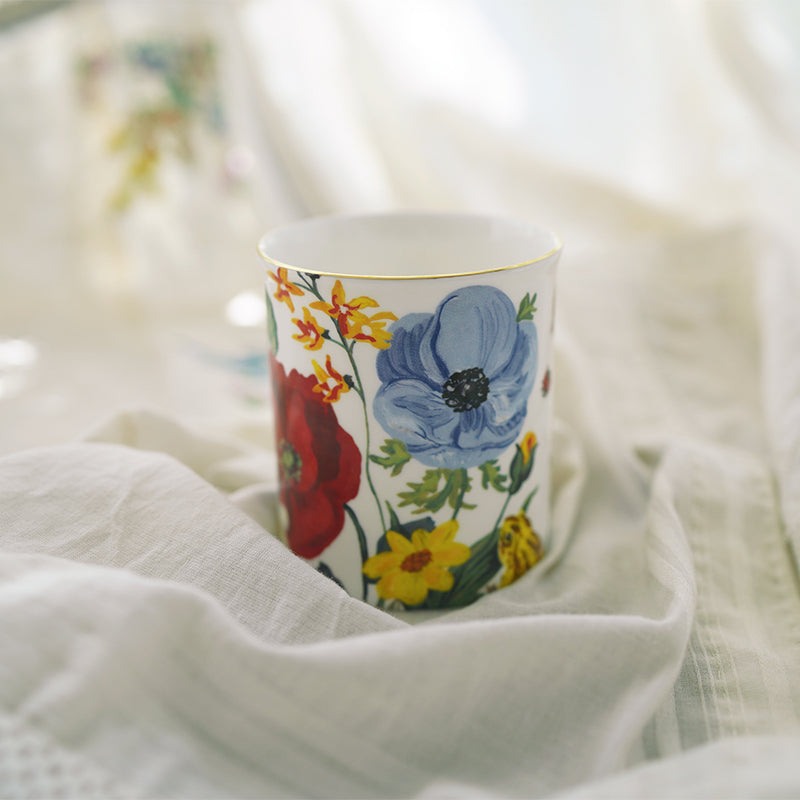 Nathalie Lete Flowers Ceramic Mug