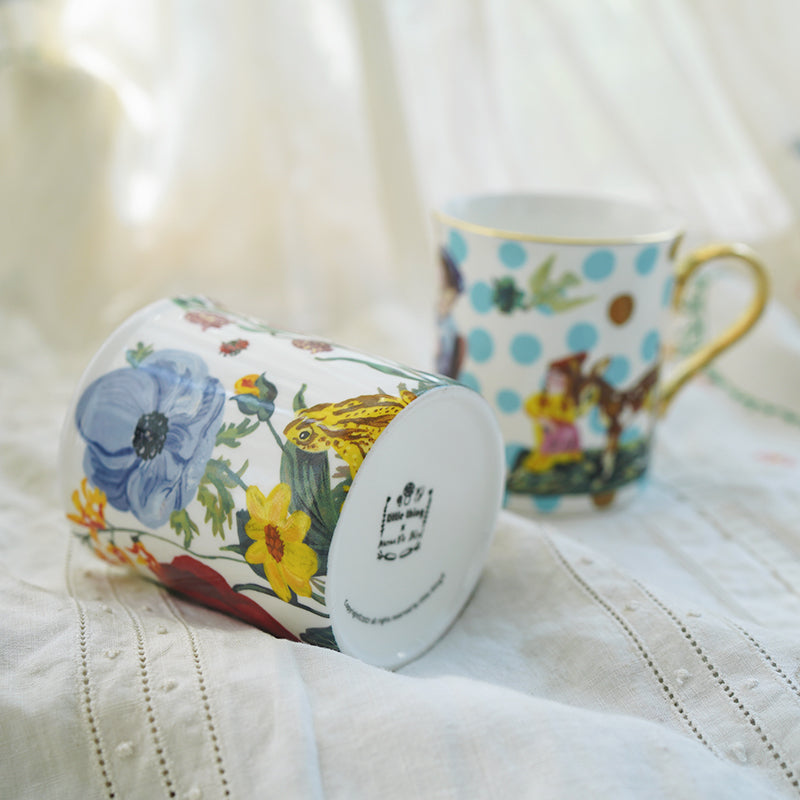 Nathalie Lete Flowers Ceramic Mug